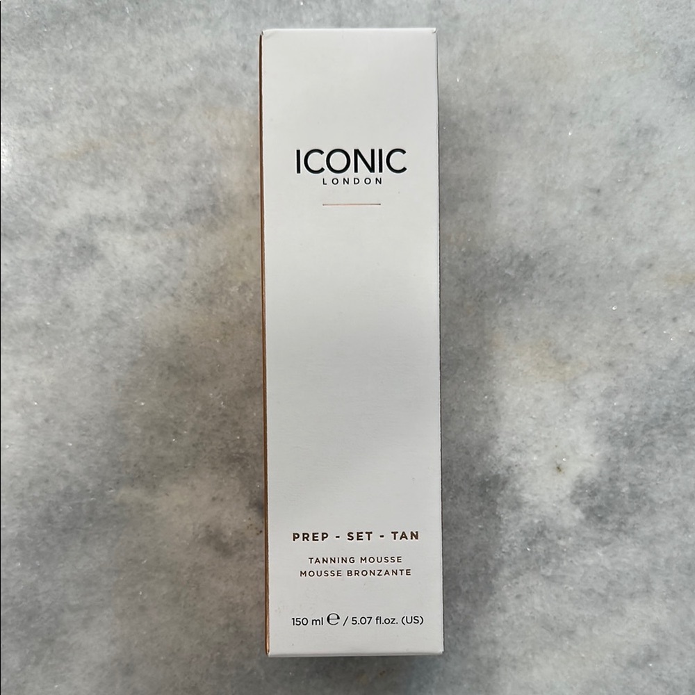 ICONIC London Prep-Set-Tan Mousse in White
